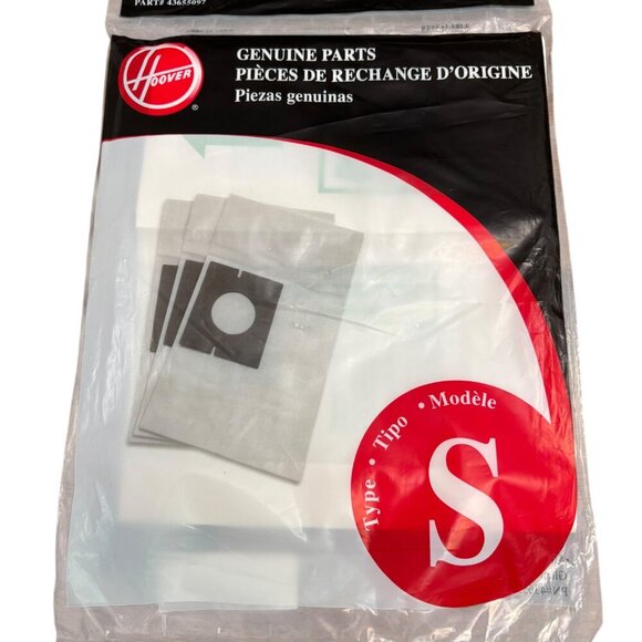 Type S Vacuum Cleaner Bags for Hoover Canister Vacuum 4010064S New in Package - Picture 2 of 5
